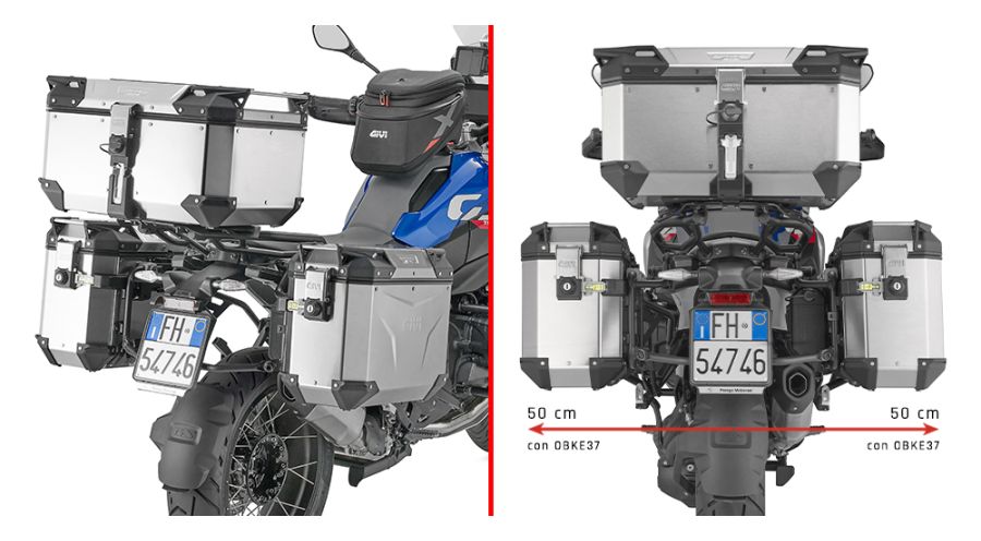 BMW R1300GS トレッカー アウトバック用 サイドケース・マウンティング