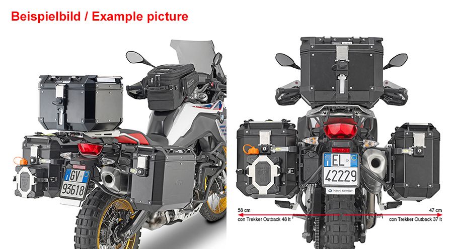 BMW F800GS (2024- ), F900GS & F900GS Adv トレッカー アウトバック用 サイドケース・マウンティング